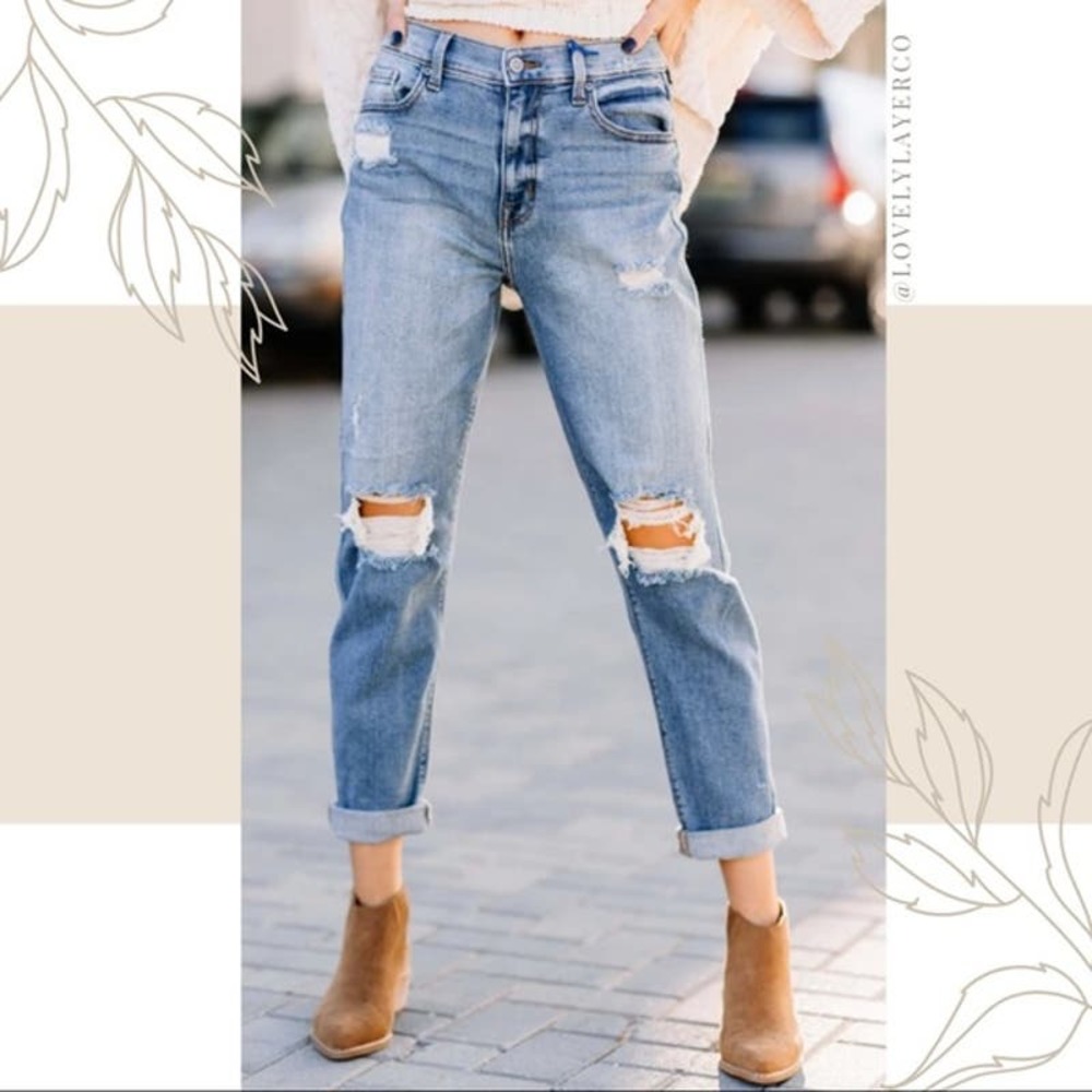 Wild Fable high rise Mom Jean NEW